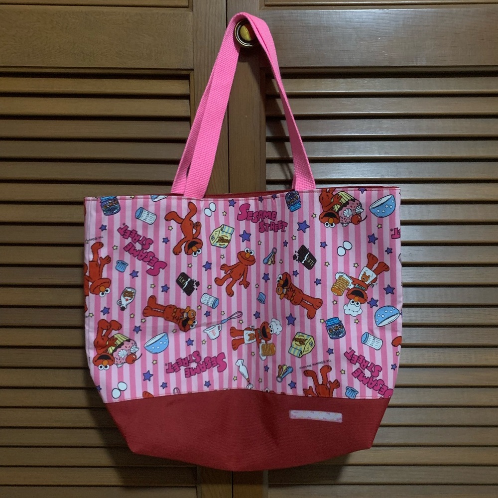 Handmade Elmo Sesame Street Print Tote Bag - Picture 3 of 4